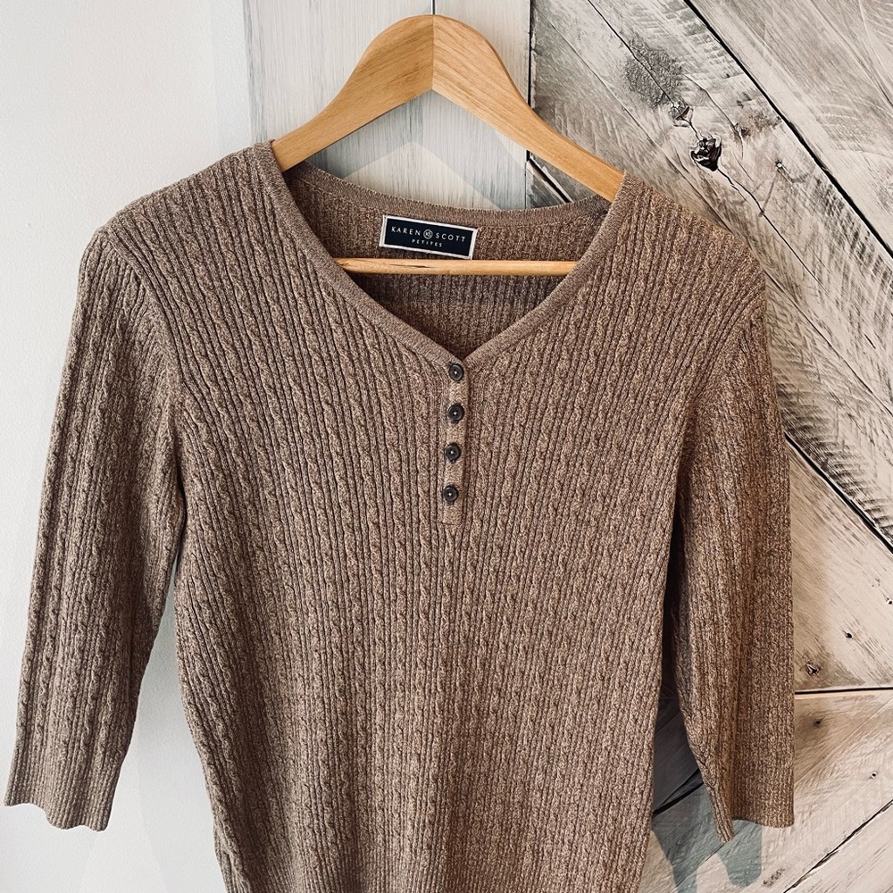 Karen Scott knit sweater